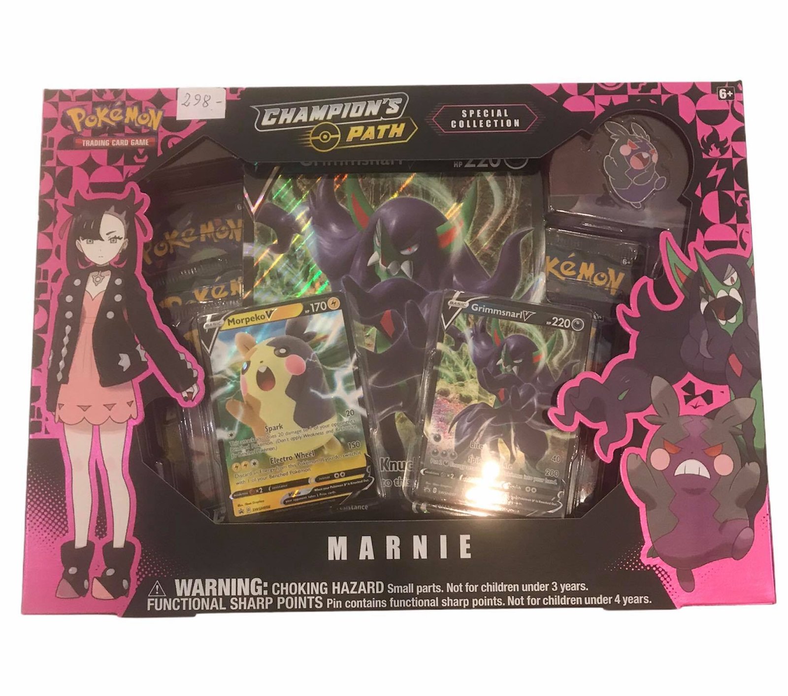 Pokemon Marnie box med kort – Kongebørn