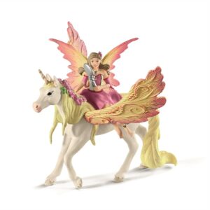 Fairy Feya with Pegasus unicorn - Schleich