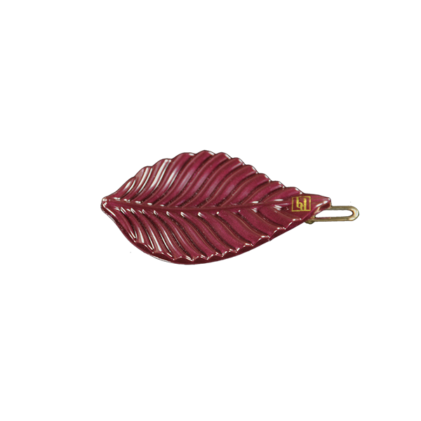 Leaf clip Aubergin gloss